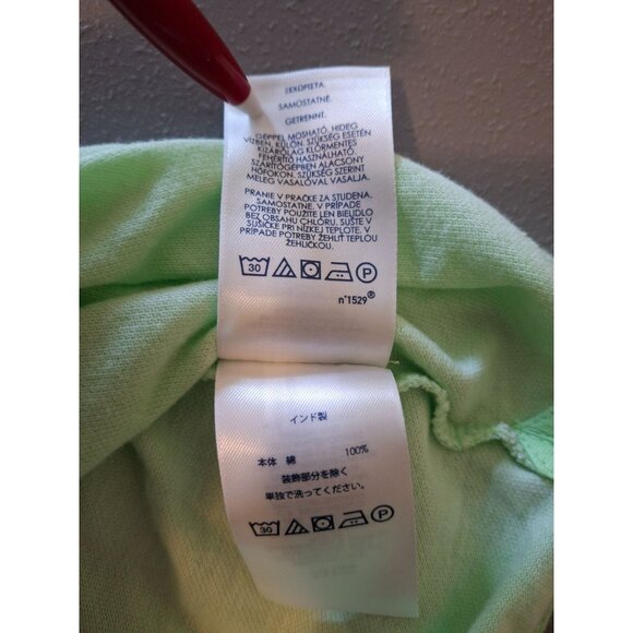 Chaps Mens Polo Shirt Medium LGreen Natural Stretch Cotton Casual Preppy - Picture 5 of 8